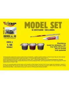 37mm BOFORS wz 36 anti tank gun(ModelSet, 1/35 - Mirage Hobby 835061 2
