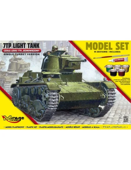 7TP Light Tank "Single Turret"(Model Set, 1/35 - Mirage Hobby 835092