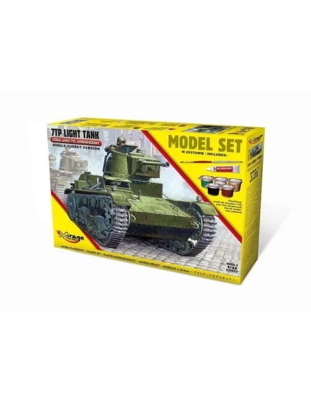 7TP Light Tank "Single Turret"(Model Set, 1/35 - Mirage Hobby 835092