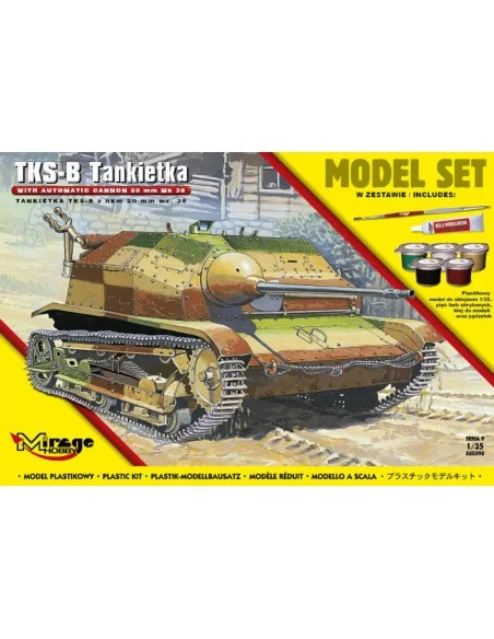 Tankette TKS-B(w/automatic cannon 20mm Mk.38) (Model Set), 1/35 - M...