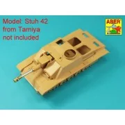 Germ. 10, 5 cm L/28 Barrel for StuH 42 early, 1/35 - Aber Models 35...