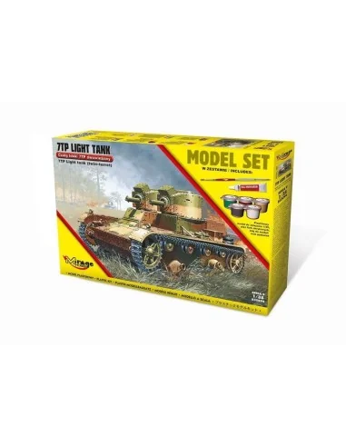 7TP Light Tank "Twin Turret"(Model Set), 1/35 - Mirage Hobby 835094