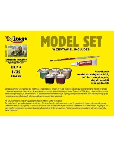 Armoured Car Model 1943/II (Model Set), 1/35 - Mirage Hobby 835096