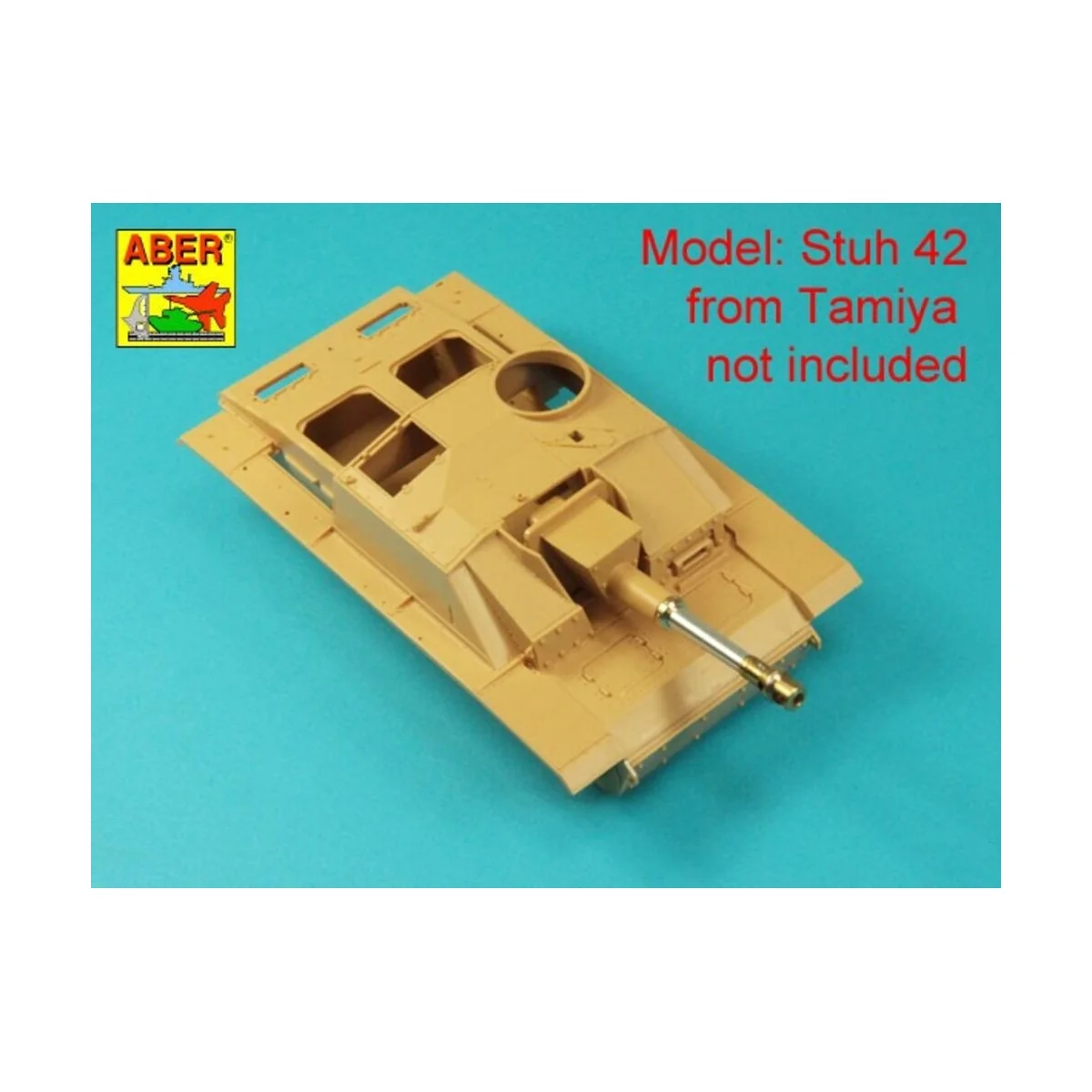 Germ. 10, 5 cm L/28 Barrel for StuH 42 early, 1/35 - Aber Models 35...