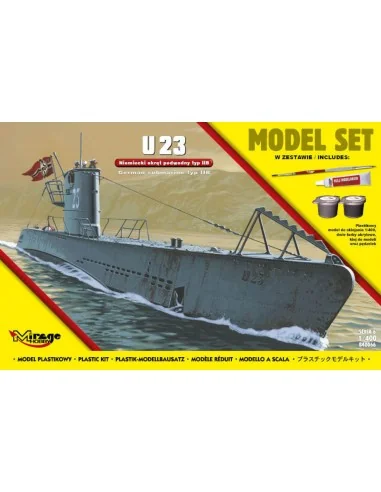 U23 (German Submarine WWII TypeIIB(Model (Model Set), 1/400 - Mirag...
