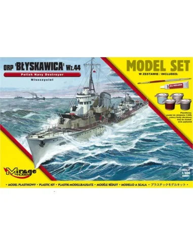 ORP"Blyskawica"-wz.44(Polish Destroyer WWII)(Model Set), 1/400 - Mi...