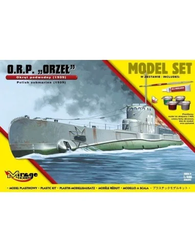 ORP"Orzel"(Polish Submarine1939)ModelSet, 1/400 - Mirage Hobby 840092