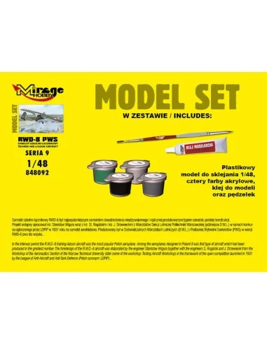 R.W.D.-8 PWS(Trainer a.Liaison plan vers (Model Set), 1/48 - Mirage...