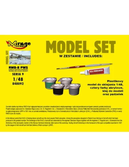 R.W.D.-8 PWS(Trainer a.Liaison plan vers (Model Set), 1/48 - Mirage...