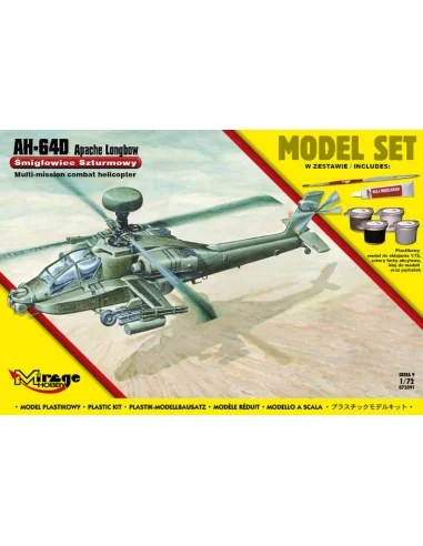 [NO_DESC] AH-64D APACHE Longbow (Model Set), 1/72 - Mirage Hobby 87...
