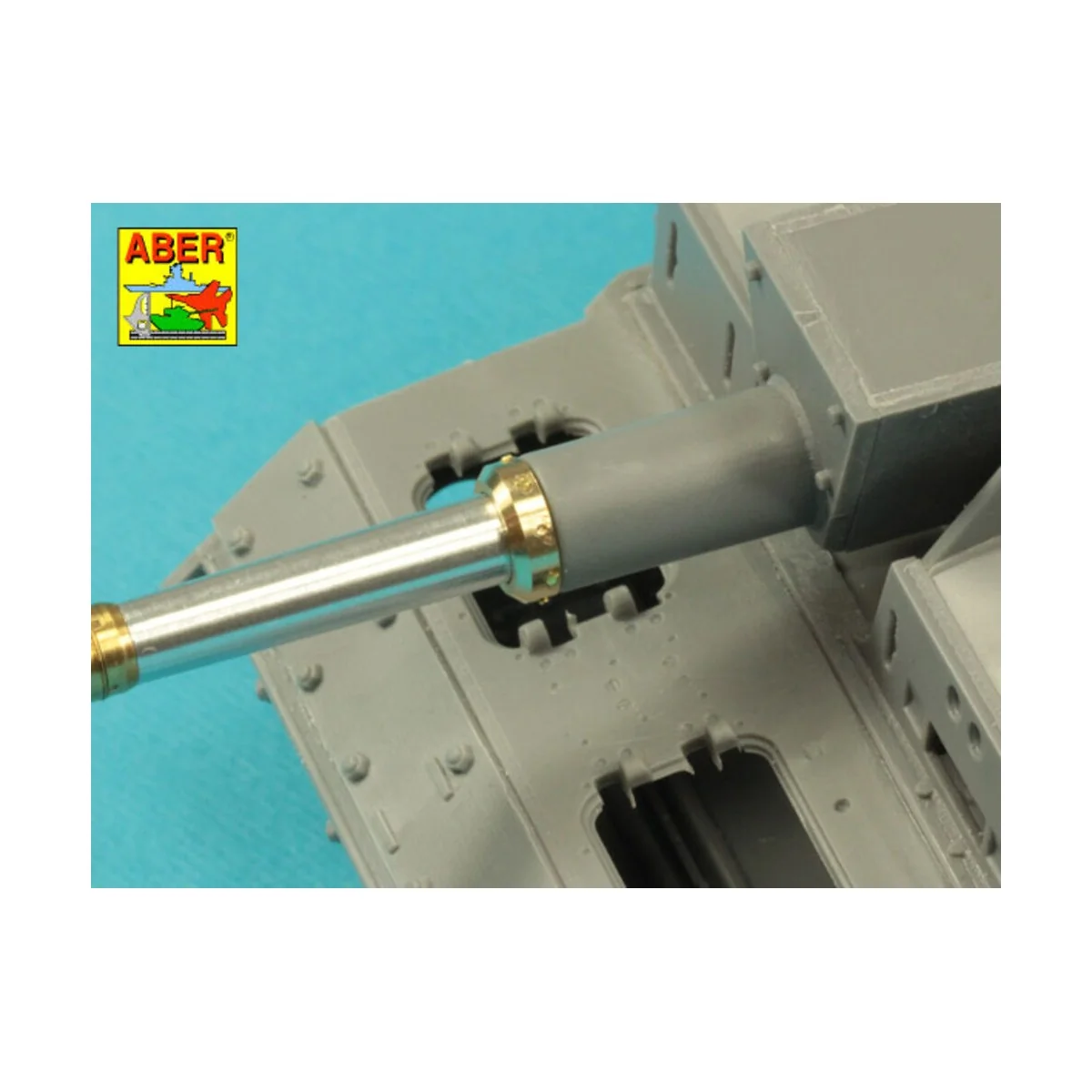 Germ. 10, 5 cm L/28 Barrel for StuH 42 early, 1/35 - Aber Models 35...