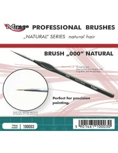 MIRAGE BRUSH NATURAL SIZE 000 - Mirage Hobby 100003