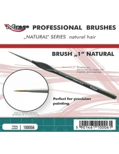 [NO_DESC] MIRAGE BRUSH NATURAL SIZE 1 - Mirage Hobby 100006