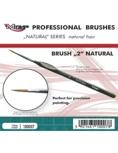 [NO_DESC] MIRAGE BRUSH NATURAL SIZE 2 - Mirage Hobby 100007