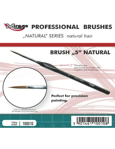 MIRAGE BRUSH NATURAL SIZE 5 - Mirage Hobby 100010
