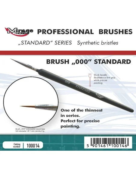 [NO_DESC] MIRAGE BRUSH STANDARD SIZE 000 - Mirage Hobby 100014