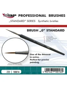 MIRAGE BRUSH STANDARD SIZE 0 - Mirage Hobby 100016