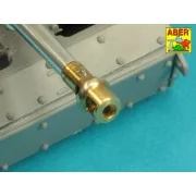 Germ. 10,5 cm L/28 Barrel for StuH 42 early - Aber Models 35 L-341