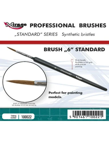 MIRAGE BRUSH STANDARD SIZE 6 - Mirage Hobby 100022