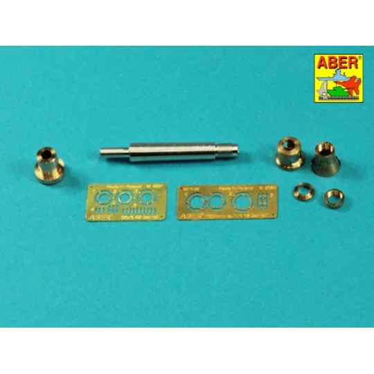 Germ. 10, 5 cm L/28 Barrel for StuH 42 early, 1/35 - Aber Models 35...