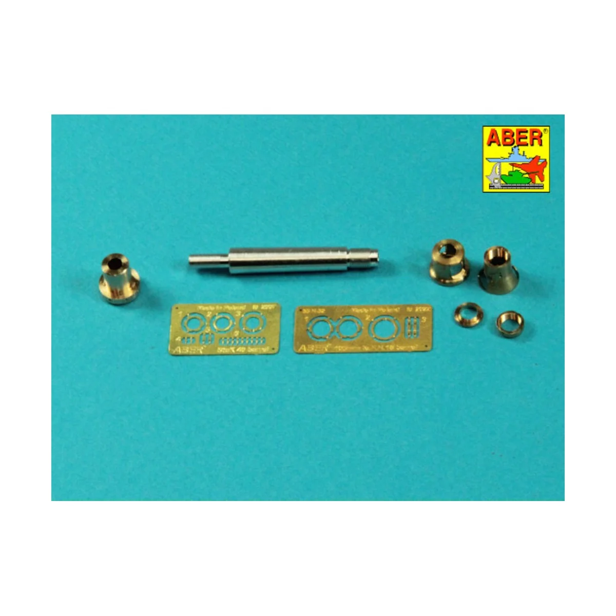 Germ. 10, 5 cm L/28 Barrel for StuH 42 early, 1/35 - Aber Models 35...