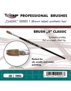 MIRAGE BRUSH FLAT HIGH QUALITY CLASSIC SERIES 1 size 5 - Mirage Hob...