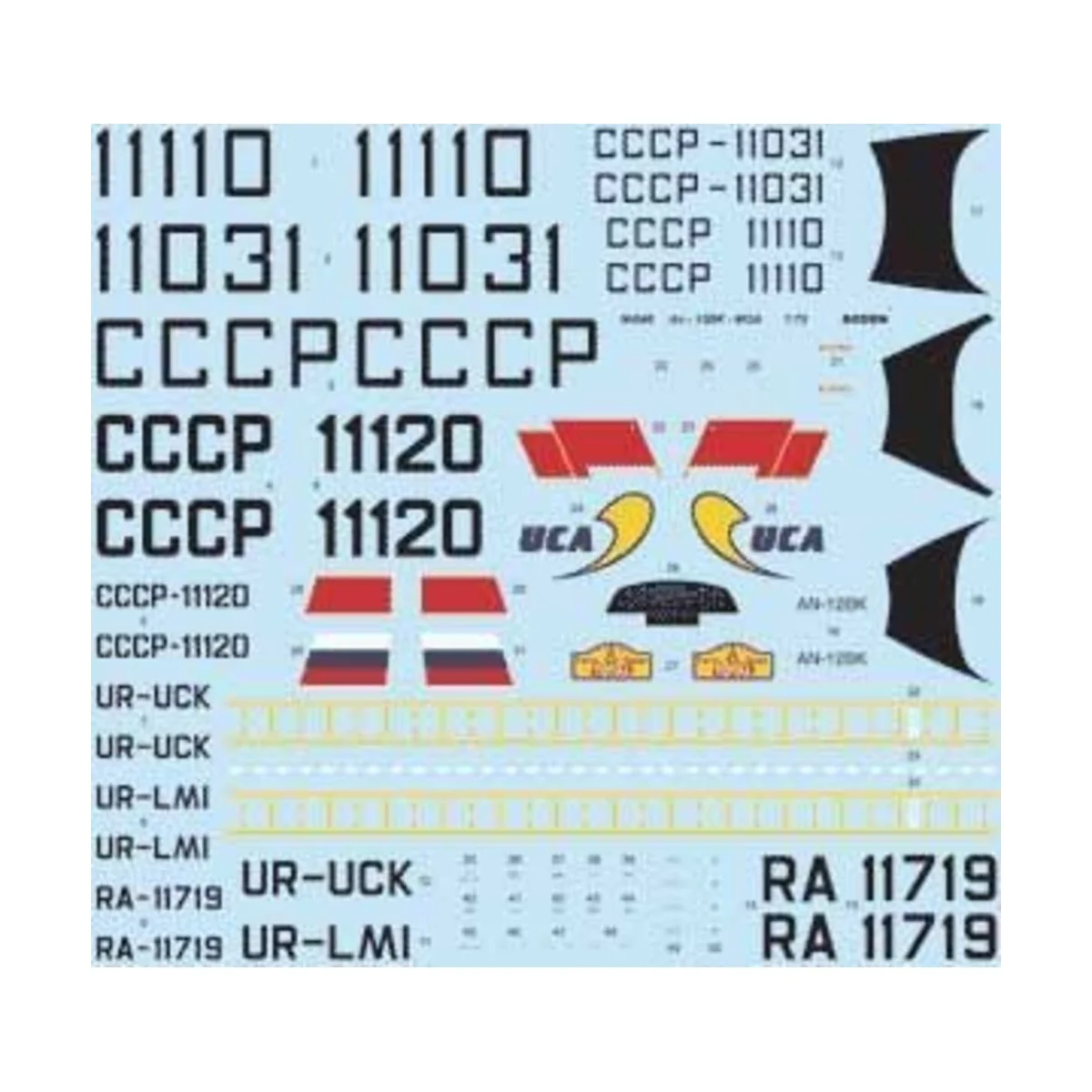 AN-12BK Civil, 1/72 - Roden 048 AN-12BK Civil, 1/72 - Roden 048