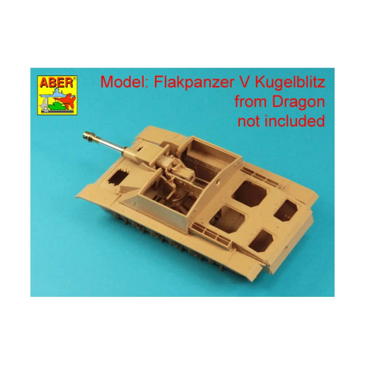 Germ. 10, 5 cm L/28 Barrel for StuH 42 early, 1/35 - Aber Models 35...