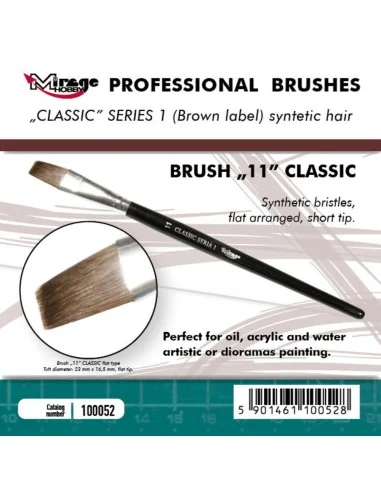 MIRAGE BRUSH FLAT HIGH QUALITY CLASSIC SERIES 1 size 11 - Mirage Ho...