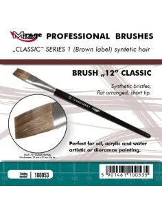 MIRAGE BRUSH FLAT HIGH QUALITY CLASSIC SERIES 1 size 12 - Mirage Ho...