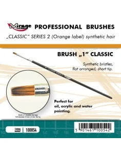 MIRAGE BRUSH FLAT HIGH QUALITY CLASSIC SERIES 2 size 1 - Mirage Hob...