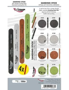 MIRAGE SANDING STICK OPTIMAL SET [4pcs/8 STAGES] - Mirage Hobby 100066