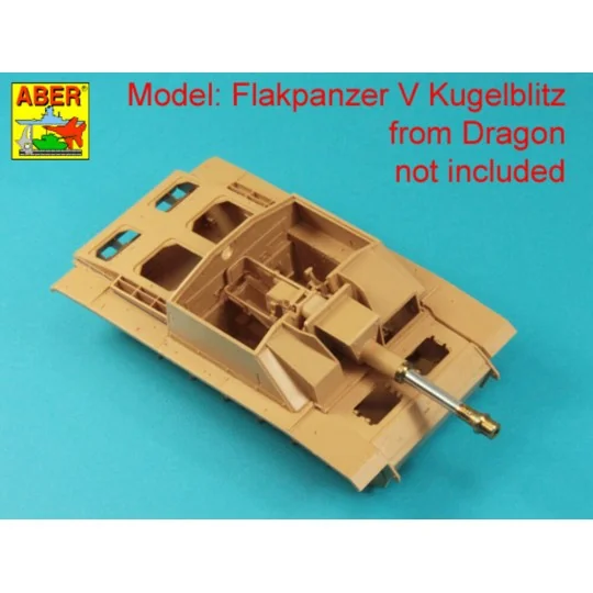 Germ. 10, 5 cm L/28 Barrel for StuH 42 early, 1/35 - Aber Models 35...