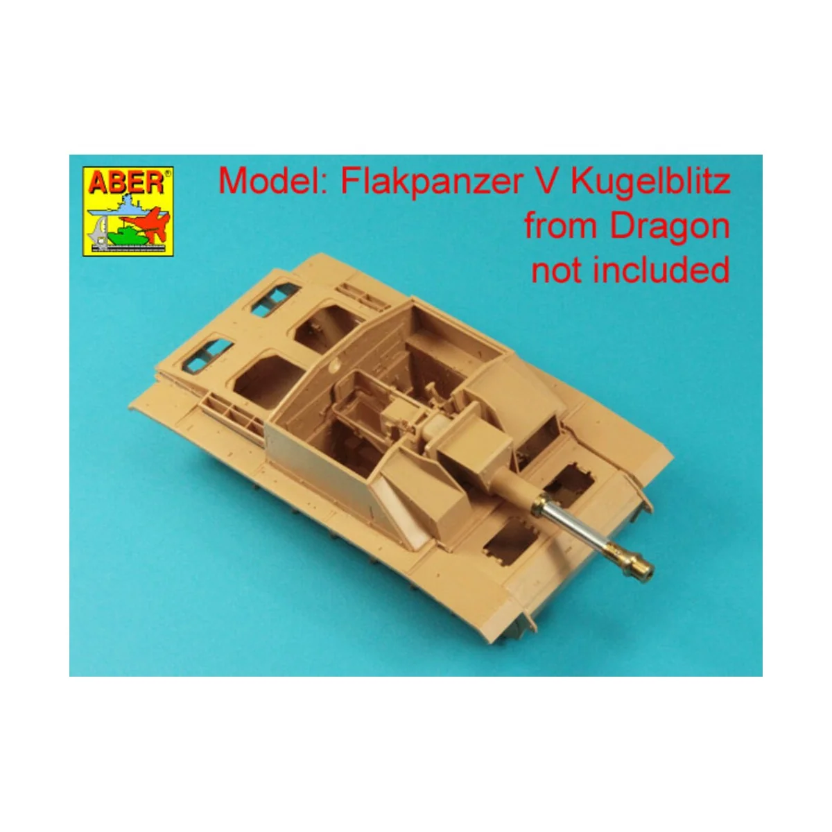 Germ. 10, 5 cm L/28 Barrel for StuH 42 early, 1/35 - Aber Models 35...