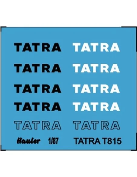T815 decal, 1/87 - Hauler HLR87040