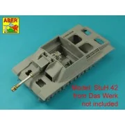 Germ. 10, 5 cm L/28 Barrel for StuH 42 early, 1/35 - Aber Models 35...