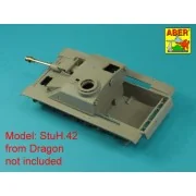 Germ. 10, 5 cm L/28 Barrel for StuH 42 early, 1/35 - Aber Models 35...