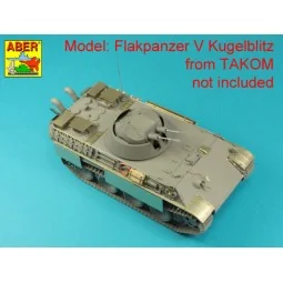 German 3CM Flak 103 two barrels for Kugelblitz tanks, 1/35 - Aber M...
