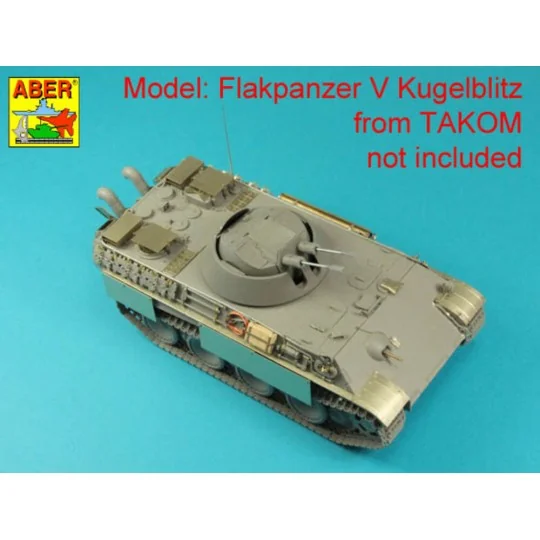 German 3CM Flak 103 two barrels for Kugelblitz tanks - Aber Models ...