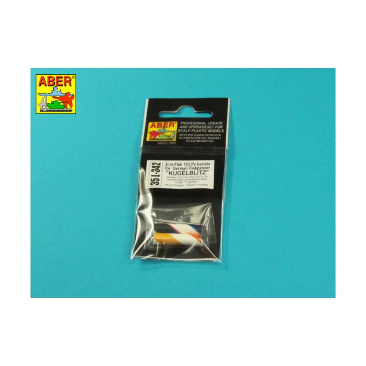 German 3CM Flak 103 two barrels for Kugelblitz tanks - Aber Models ...