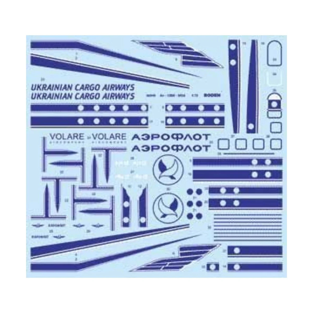 AN-12BK Civil, 1/72 - Roden 048 AN-12BK Civil, 1/72 - Roden 048