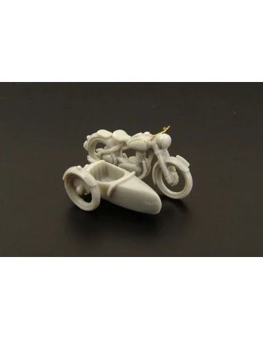 Jawa 250 Perak with sidecar year1946, 1/87 - Hauler HLR87159
