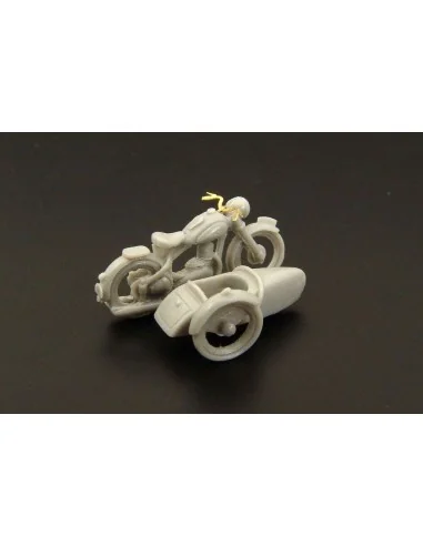 Jawa 250 Perak with sidecar year1946, 1/87 - Hauler HLR87159