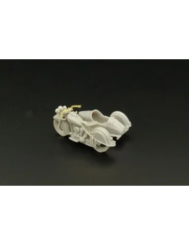 Indian CHIEF with sidecar 1940-53, 1/87 - Hauler HLR87188