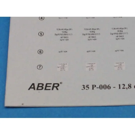 German 280 mm R Grenates 4331 for Leopold Rail Gun, 1/35 - Aber Mod...