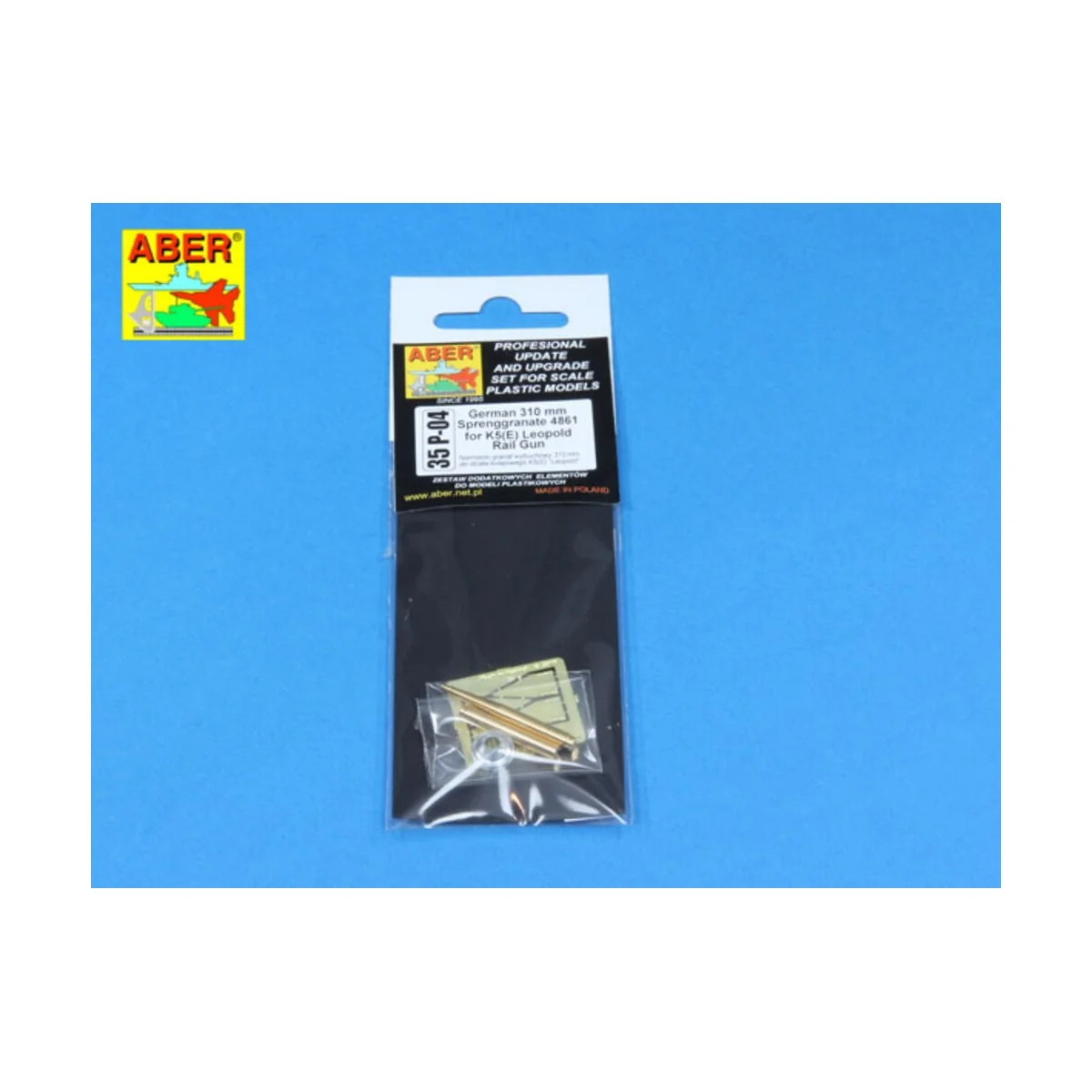 Sprenggranate for Leopold Rail Gun, 1/35 - Aber Models 35 P-04 Sprenggranate for Leopold Rail Gun, 1/35 - Aber Models 35 P-04