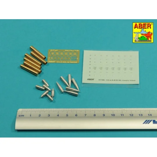 German ammunition set for12, 8cm K.40 (Pz.Sfl.) Sturer Emil, 1/35 -... German ammunition set for12, 8cm K.40 (Pz.Sfl.) Sturer Emil, 1/35 -...