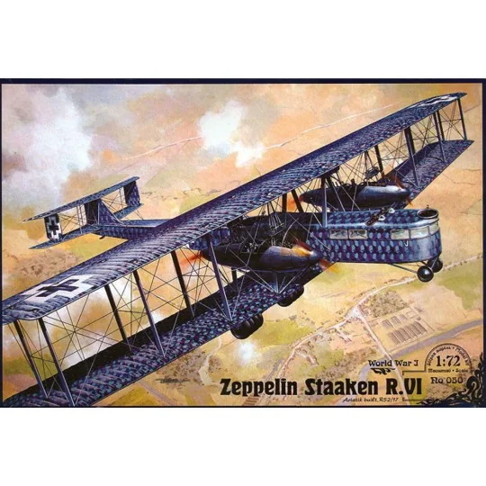 Zeppelin Staaken R.VI (Aviatik, 52/17), 1/72 - Roden 050 Zeppelin Staaken R.VI (Aviatik, 52/17), 1/72 - Roden 050