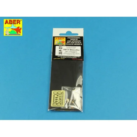 Soviet rocket 9M14 Malyutka - Aber Models 35 P-27