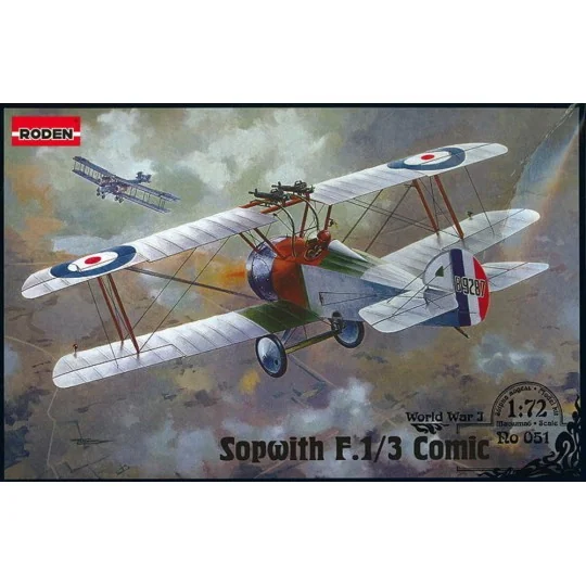 Sopwith F.1/3 Comic Night Interceptor, 1/72 - Roden 051